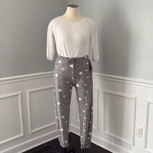 Bae City Star Print Joggers